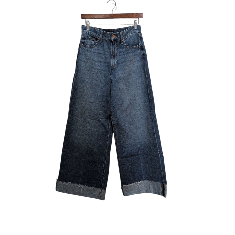 Express Dark Blue Flare Jeans